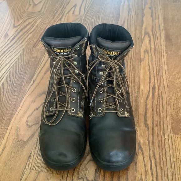 Carolina Men's Rugged Leather Work Boot Size 12 - Picture 6 of 16